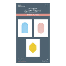 Load image into Gallery viewer, Label Silhouettes Better Press Plates BP-193 Spellbinders