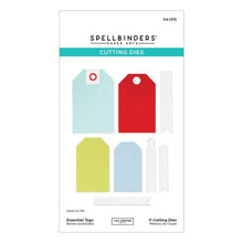 Load image into Gallery viewer, Essential Tags Cutting Dies Spellbinders S4-1375
