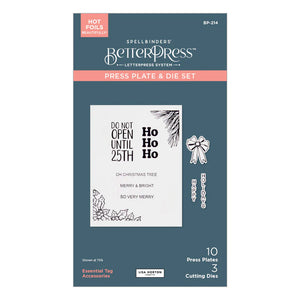 Essential Tag Accessories Better Press Plates Spellbinders BP-214