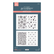 Load image into Gallery viewer, Holiday Background Panels BetterPress Plates Spellbinders BP-215