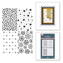 Load image into Gallery viewer, Holiday Background Panels BetterPress Plates Spellbinders BP-215