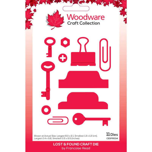 Lost & Found Craft Die Woodware CEDFR004