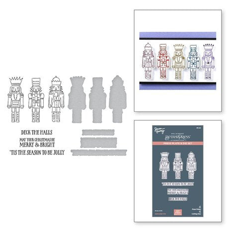 Nutcracker Trio BetterPress Plate Spellbinders BP-222