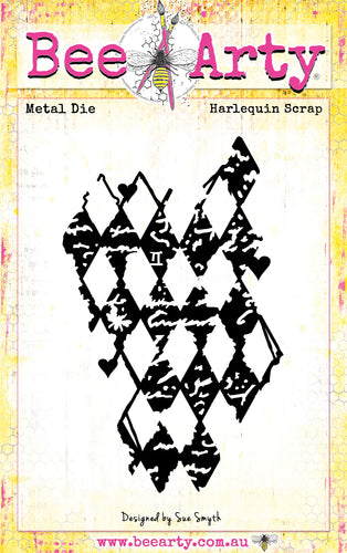 Harlequin Scrap Metal Die Queen of Hearts Collection
