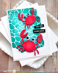 Happy Crabs Die Waffle Flower 422076