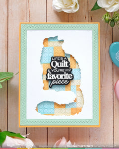 Tiny Square Texture Die Waffle Flower 421920