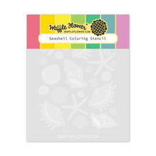 Load image into Gallery viewer, Seashell Colouring Stencils Waffle Flower 422079