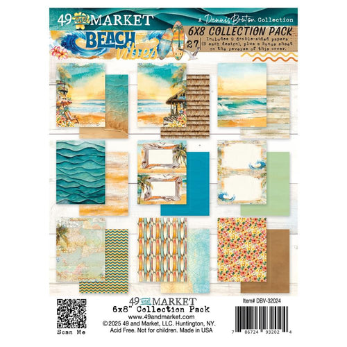 Beach Vibes 6x8” Collection Pack 49 & Market DBV-32024