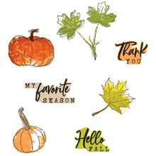 Load image into Gallery viewer, Pencil Line Harvest Stamp &amp; Die Set 49 &amp; Market 666709