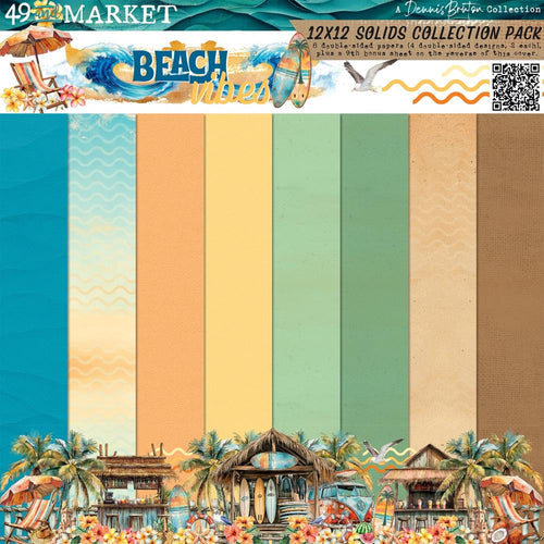 Beach Vibes 12x12” Solids Pack 49 & Market DBV-32017