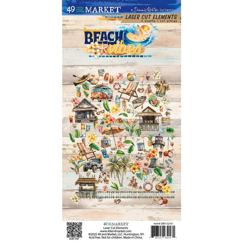 Beach Vibes Laser Cut Elements 49 & Market DBV-32161