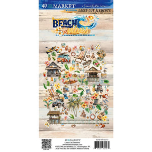 Beach Vibes Laser Cut Elements 49 & Market DBV-32161