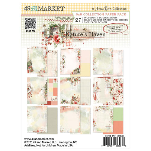 Nature’s Haven 6x8” Collection Pack 49 & Market JNH-30338