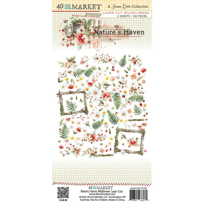 Nature’s Haven Laser Cut Wildflowers 49 & Market JNH-33182