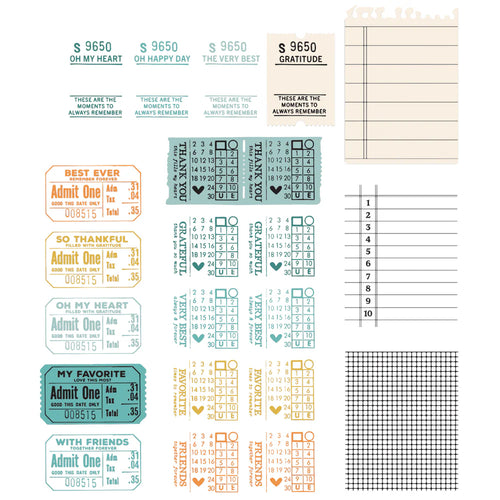 Forever Journal Essentials Stamp and Die Set 49 & Market 666705