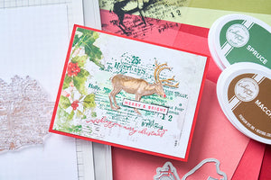 Reindeer Mix Cluster Stamp and Die Set 49 & Market 666713