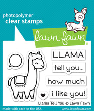 Load image into Gallery viewer, Llama Tell You Flip-Flop Lawn Fawn LF2311