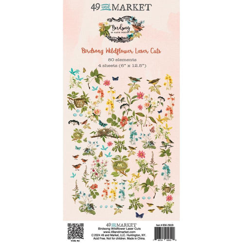 Birdsong - Wildflower Laser Cuts 49 & Market BSK-29529