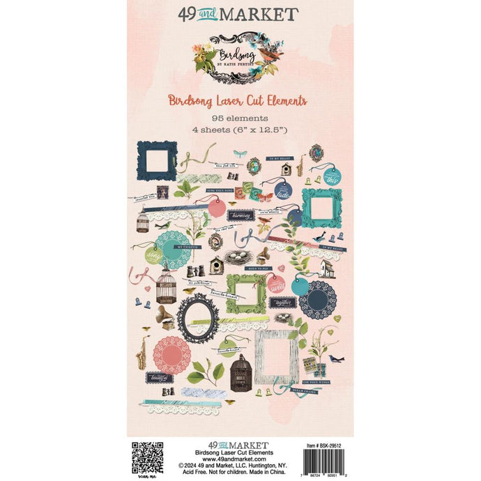 Birdsong - Laser Cut Elements 49 & Market BSK-29512