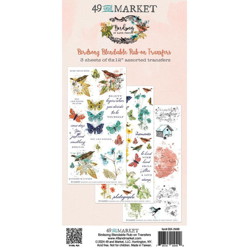 Birdsong - Blendable Rub-on Transfers 49 & Market BSK-29499
