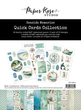 Load image into Gallery viewer, Seaside Memories Quick Cards Collection Paper Rose 33804