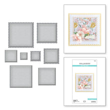 Load image into Gallery viewer, Postage Edge Squares Dies Spellbinders S5-538