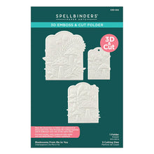 Load image into Gallery viewer, Mushrooms From Me to You 3D Emboss &amp; Cut Folder Spellbinders E3D-084