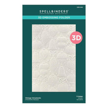 Load image into Gallery viewer, Vintage Ornaments 3D Embossing Folder Spellbinders E3D-064