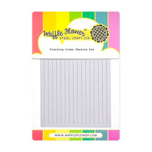 Load image into Gallery viewer, Piercing Lines Texture Die Waffle Flower 422130