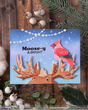 Load image into Gallery viewer, Holiday Moose Die n Stencil Waffle Flower 422121