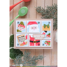Load image into Gallery viewer, Postage Collage Dear Santa Waffle Flower 422133