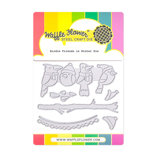 Birdie Friends in Winter Die Waffle Flower 422146