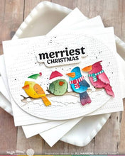 Load image into Gallery viewer, Birdie Friends in Winter Die Waffle Flower 422146