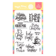 Load image into Gallery viewer, Open Book Holiday Sayings Waffle Flower 422127