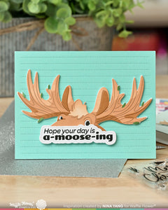 A-moose-ing Sentiments Combo Waffle Flower WFC2125