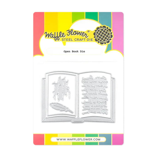 Open Book Die Waffle Flower 421816