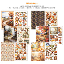 Load image into Gallery viewer, Hello Fall Junk Journal &amp; Ephemera Book CBB013