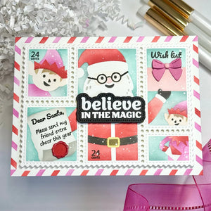 Postage Collage Dear Santa Waffle Flower 422141