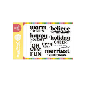 Warm Wishes Stamp Waffle Flower 422131