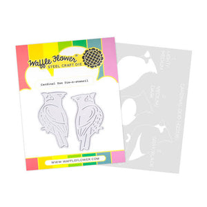 Cardinal Duo Die n Stencil Waffle Flower 422136