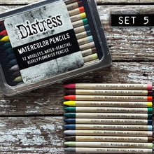 Load image into Gallery viewer, Distress Watercolour Pencils Set 5 Tim Holtz