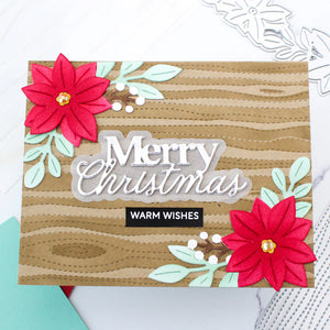 Woodgrain Stencil Waffle Flower 422107