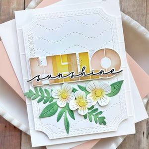 Overlapping Hello Additions Waffle Flower 422091