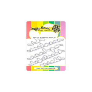 Overlapping Hello Additions Matching Die Waffle Flower 422092