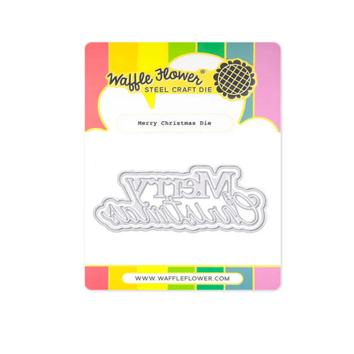 Merry Christmas Die Waffle Flower 422144