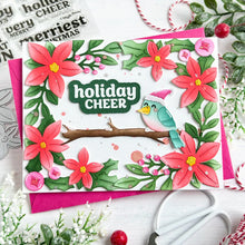 Load image into Gallery viewer, Poinsettia Frame Die Waffle Flower 422134