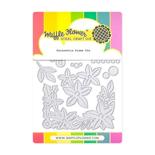 Poinsettia Frame Die Waffle Flower 422134