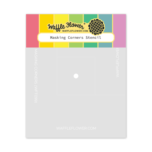 Masking Corners Stencil WFT099 Waffle Flower