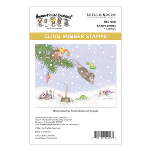 Snowy Smiles House Mouse Stamp Spellbinders RSC-060