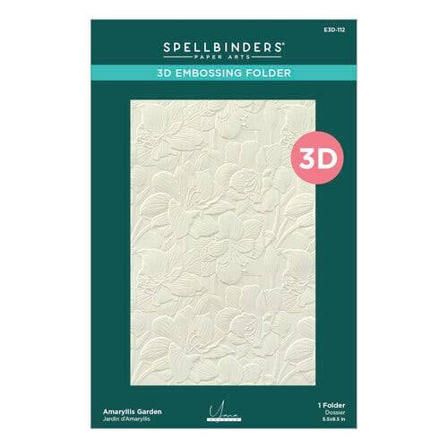 Amaryllis Garden 3D Embossing Folder Spellbinders E3D-112